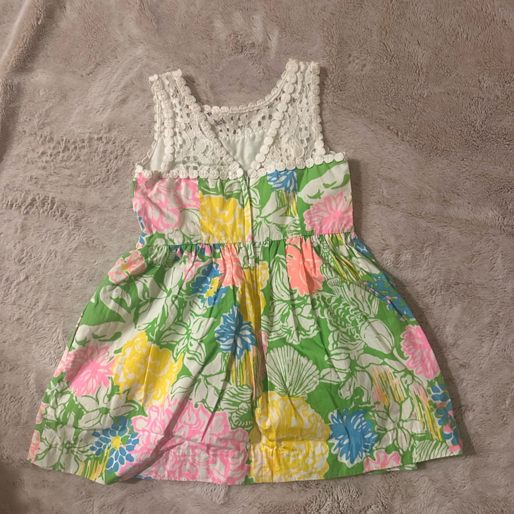 Lilly Pulitzer classic dress!  Girls love to twirl in these well made dresses!